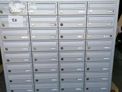 Unit of 32 grey mailboxes-2010