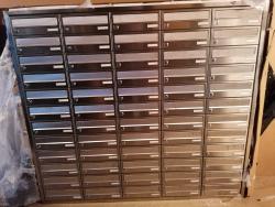 Unit of 60 Stainless steel Mailboxes-2030