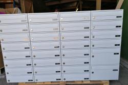 Unit of 32 grey mailboxes-2010